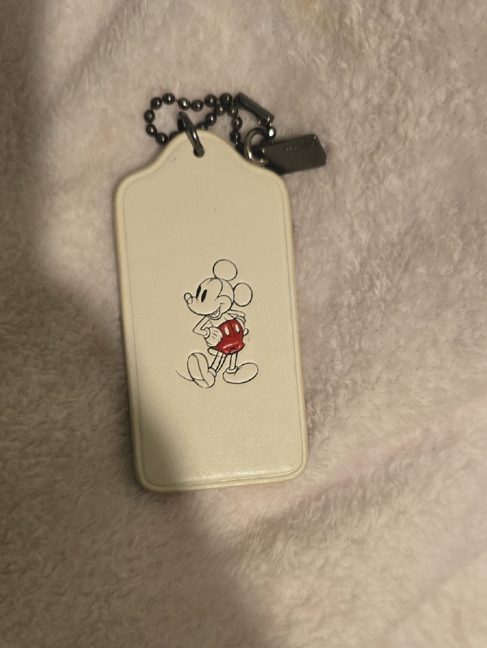 Coach Disney hang tag